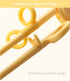 Wakaka Chicken Shape Chopsticks, Easy to Use Training Chopsticks for Children and Adults, Reusable Set (Yellow)