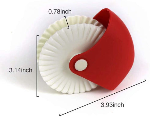 Pastry Wheel Decorator and Cutter, Set of 2 for Beautiful Pie Crust