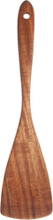 Wooden Spatula with Long Handle, Acacia Wood Flat Wok Spatula for Nonstick Cookware