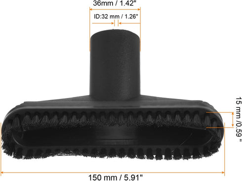 PATIKIL Vacuum Cleaner Hose Brush Attachment, 2 Pack 32mm Floor Brush Replacement
