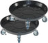 FLRISNTIG 12" Heavy Duty Plant Dolly with Wheels, 200lbs Metal Rolling Plant Stand