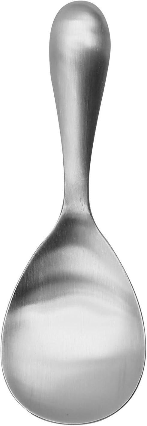 2 pack Stainless Steel Rice Spoons, 8 Inch Rice Spoon, Home Kitchen Thickened Rice Spoon, Rice Paddle Set, Heat Resistant Serving Spoon, Cooking Spoon for Kitchen