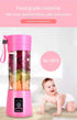 Portable Blender, Personal Mixer for Fruit, Rechargeable with USB, Mini Blender for Smoothie (Pink)