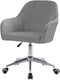 ZHUIYUAN Velvet Office Chair Slipcover with Arms, Cover for Vanity, Modern Office Computer