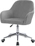 ZHUIYUAN Velvet Office Chair Slipcover with Arms, Cover for Vanity, Modern Office Computer
