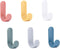 Ducige Adhesive Hooks Utility Wall Hooks Key Hooks for Wall Decorative Key Holder