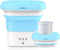 New Jalisco Portable Washing Machine, Foldable Mini Washer for Baby Clothes, Underwear, Small Items, Blue