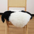 18" 18" (Pack 1), IRIWOOL Square Fur Sheepskin Chair Cover Seat Cushion Pad Super Soft Area Rugs for Living Bedroom