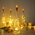 8 Pack 20 Wine Bottle Lights, LED Flameless Candle Cork Bottle String Light Battery Operated Silver Wire Mini Fairy