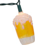 Kurt Adler UL0565 Beer Mug Light Set, 10 Lights