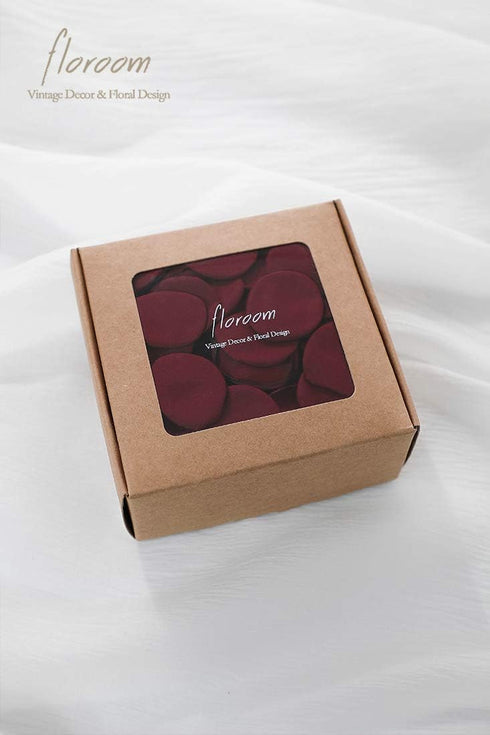 Floroom 500pcs Ivory Faux Silk Rose Petals for Wedding Flower Girl Basket, Aisle Scatter, Centerpieces, Bridal Shower