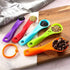 5 Pcs Colorful Plastic Measuring Spoons, Kitchen Accessories for Baking Coffee Tea, 1/2.5/5/7.5/15ml