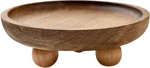 Vaveren Small Wooden Riser Wooden Pedestal for Display Tray Display Riser for