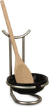 Spectrum Diversified Euro Spoon Rest with Ceramic Dish, Satin Nickel