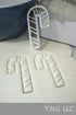 CANDY CANE CHRISTMAS HOLIDAY COOKIE CUTTER, MADE IN USA PR275