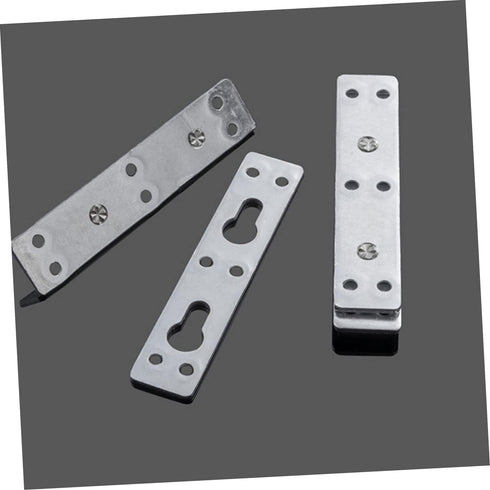Holibanna 12 Pcs Bed Replacement Connectors, Hinge Hardware for Furniture Repair, Bed Rail Hanger Accessories