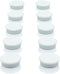 ZDZBLX 10 Pack Strong Fridge Magnets, White Small Heavy Duty Magnets for Office, Crafts, Classroom, Decorative Mini