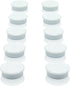 ZDZBLX 10 Pack Strong Fridge Magnets, White Small Heavy Duty Magnets for Office, Crafts, Classroom, Decorative Mini