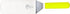 Mercer Culinary Millennia Turner | 8 Inch x 3 Inch Blade, Yellow Handle