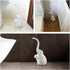 AORTULL Set,Modern Toilet Brush and Holder Ceramic Toilet Bowl Brush Holder,Cute Bathroom Decor, Non-Scratch Bristles