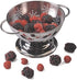 RSVP International Mini Colander Strainer, Endurance Kitchen Collection, Pierced Stainless Steel