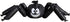 Spooktacular Spider Lawn Bag Decor (Pack of 32) - 30" x 70" - Giant Black & White Bag for Halloween