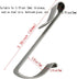 20 Pcs Heavy Duty J Shaped Zinc Alloy S Hooks for Hanging, Wire Shelving Accessories