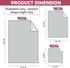 QUBA LINEN Pack 8 Set, 2 2 4 100% of Towels Large Bath Towels, Hand Towels, Wash Cloths, Cotton, Lighter Weight