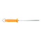 UltraSource-449998 Coarse Honing Steel, 10" Butcher Steel Sharpener with Orange Handle