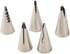 Set of 5pcs Russian Tulip Icing Piping Nozzles Tips for Pastry Cake Decorating Baking Tools