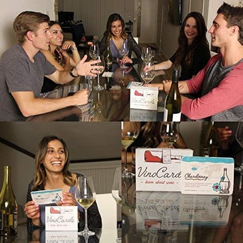 VINO CARDS SMELL DARK FRUIT TASTE BLACKPEPPER PAIRS WITH LAMB GOUDA BEEF Vino Cards: Wine Tasting Game - Complete