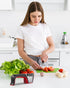 Brigii 4-in-1 Knife Sharpener, Kitchen Accessories for Ceramic Knives, Steel Knives, and Scissors