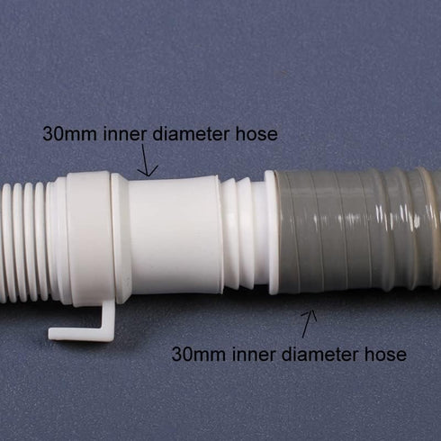 2 Pcs Washing Machine Drain Hose Connectors - Dishwasher Adapter with Hose Clamps for 1.06" & 1.18" to 1.18"