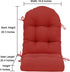 QILLOWAY Outdoor High Back Chair Cushion for Adirondack, All Weather Rocking Chair Cushions Thick Padded Replacement