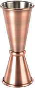Barfly Japanese Style Jigger, 1 oz x 1-1/2 oz, Antique Copper