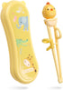 Wakaka Chicken Shape Chopsticks, Easy to Use Training Chopsticks for Children and Adults, Reusable Set (Yellow)