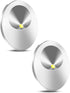 WR55X11132 LED Light & Cover Assembly for GE Refrigerator, Replace WR55X26487, 2 Pack