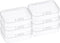 PATIKIL Clear Storage Box, 6.5x4.5x2.5in, 6Pack Stackable Rectangle Organizer for Bead Jewelry
