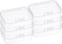 PATIKIL Clear Storage Box, 6.5x4.5x2.5in, 6Pack Stackable Rectangle Organizer for Bead Jewelry