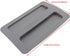 Toaster Cover/Lid 2 Slice Silicone Bread Machine/Maker Upper Cover Washable Toaster Appliance Top Cover (Grey)