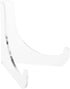 Plymor Small Clear Acrylic 60-Degree Angle Easel With Deep Support Ledges, 3" H x 3.125" W x 2.5" D