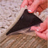8 Pcs Rug Tape, No Damage Hardwood Floor Grippers for Rugs, Non Slip Carpet Tape (Black)