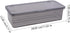 PRETYZOOM Box Storage Container - Grilling Utensils Holder with Lid for Chopsticks and Spatula Storage