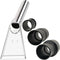 Universal Extractor Attachment for Carpet Cleaning & Auto Detailing, Clear with 3 Adapters for Shop Vacs 2-1/2",