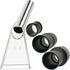 Universal Extractor Attachment for Carpet Cleaning & Auto Detailing, Clear with 3 Adapters for Shop Vacs 2-1/2",