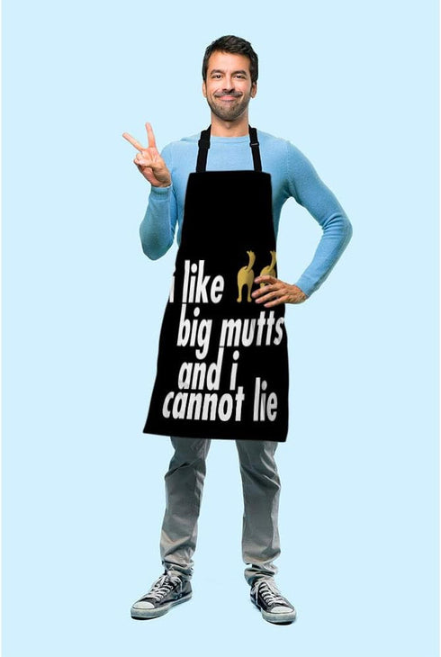 Beabes Kitchen Apron Bib for Chef, Light Blue Checkered Tartan Design for Restaurant and Home
