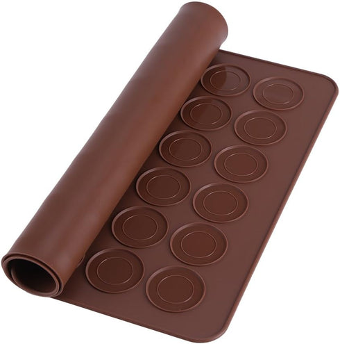 Silicone Baking Mat - Macaron Silicone Baking Mats, 48 Cavities for Cookies and Decorating Tools