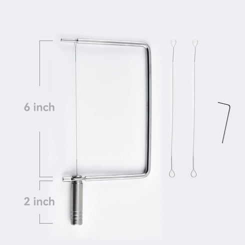 Cheese Slicer Accessories Kit - Stainless Steel Cheese Cutter Components for Giftable Cheese Cutting Boards