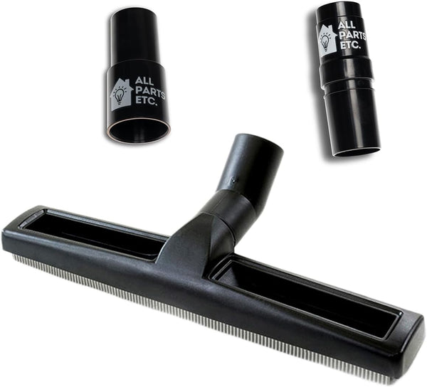 1.25 Squeegee Floor Tool for Wet/Dry Vacuums - Water Removal Attachment with 1 3/8 & 1.5 Adapters for Shop Vac,