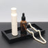 Bathroom Vanity Tray, Black Marble Countertop and Vanity Tray, Resin Tray for Bathroom Decor